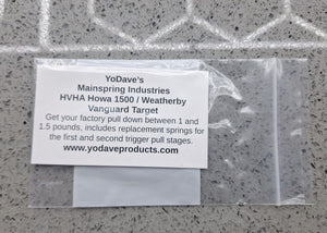 YoDave Howa/Weatherby Spring Trigger Target