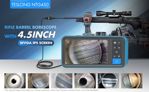 Teslong Semi Flexible Borescope 36" Cable with 4.5inch IPS Screen