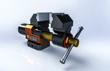 Orange Bench Vise